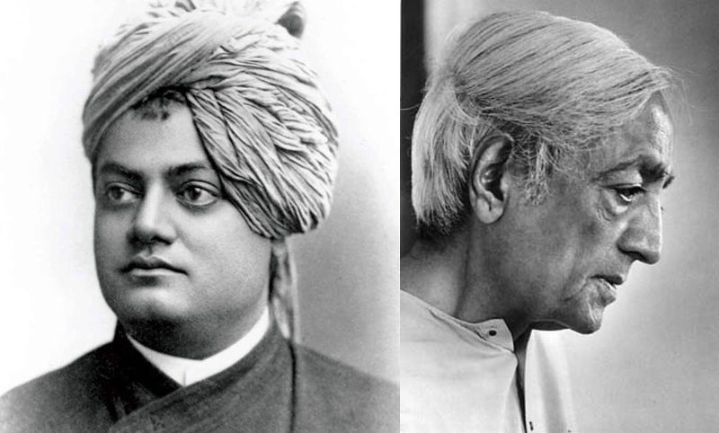 Swami Vivekananda – Jiddu Krishnamurti