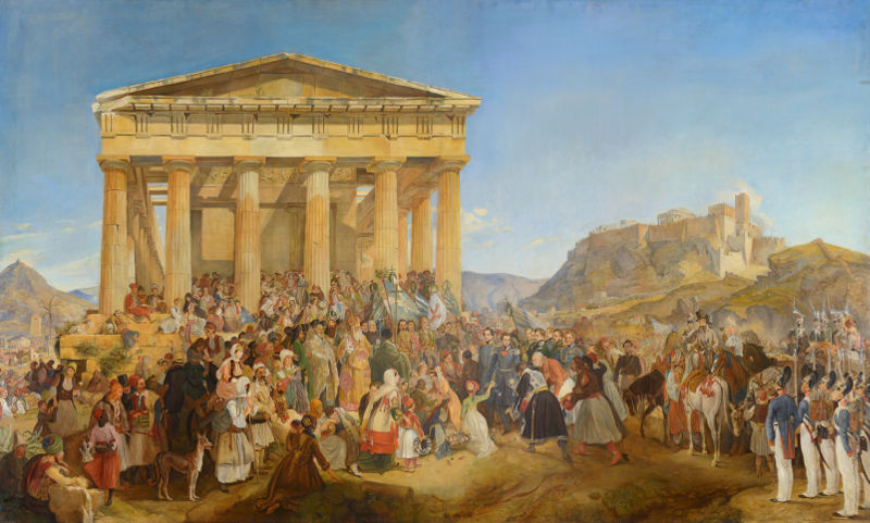 ΜΟΥΣΕΙΟ ΜΠΕΝΑΚΗ: king othonas of greece in athens